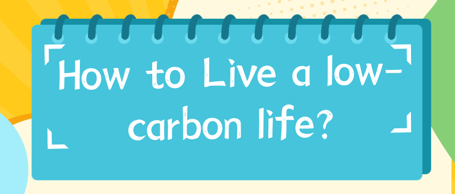 How to Live a low-carbon life?